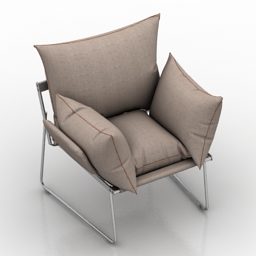 Armchair Elisa Design 3d model