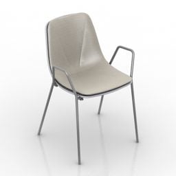 Fotel restauracyjny Iris Model 3D