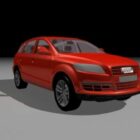 Punainen maali Audi Q7 -auto