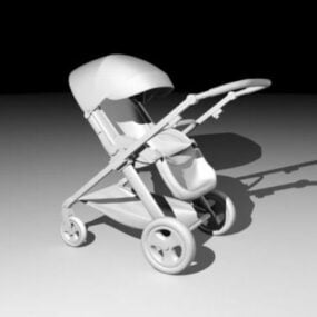 乳母車のデザイン 3D モデル