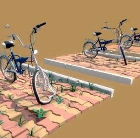小自行车3d模型