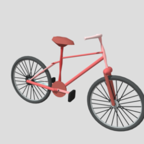 Vintage cykeldesign 3d-modell