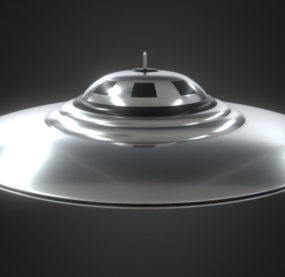 Realistinen Ufo 3D-malli