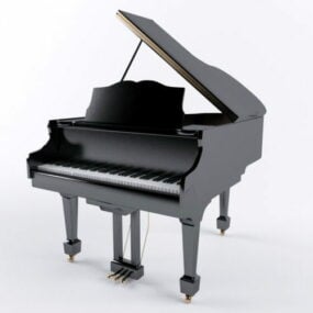 Model 3d Instrumen Piano Konser