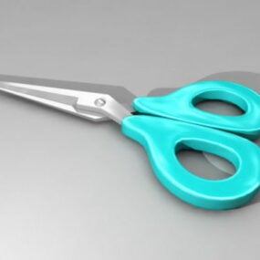 Kitchen Blue Scissors 3d model