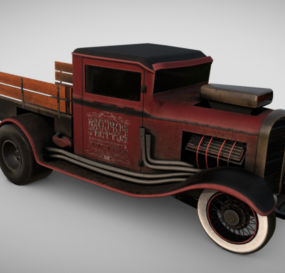 Vanha Grime Truck 3D-malli