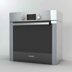 Modelo 3D de forno Bosch moderno