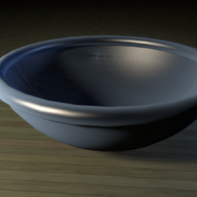 Plastic Bowl Decor 3d model