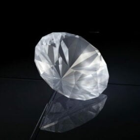 Яскрава діамантова ювелірна 3d модель