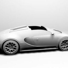 Bugatti Veyron Concept Car 3d-modell