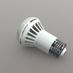 Ampoule LED modèle 3D