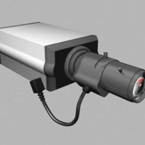 3д модель уличной камеры видеонаблюдения