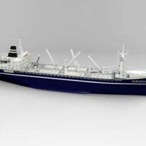 Tungt lastfartyg 3d-modell