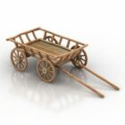 Старий дерев'яний візок