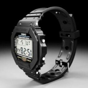 Casio Digital Wrist Watch 3d model
