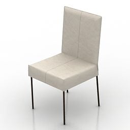 כיסא מונטיס ריהוט מסעדה דגם תלת מימד