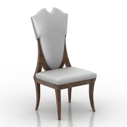 3д модель ретро-кресла Turri