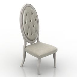 Cadeira de vestir vintage Zoe modelo 3d