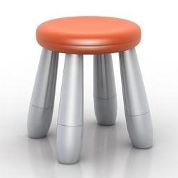 Krzesło dziecięce Ikea Model 3D