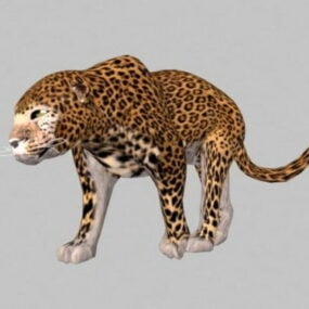 3д модель дикого гепарда