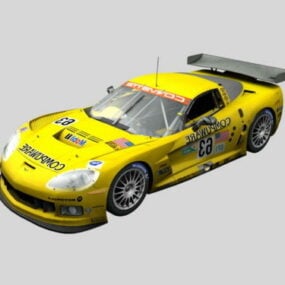 Model 3D samochodu wyścigowego Chevrolet Corvette