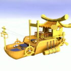 سفينة الأنمي الصينية القديمة