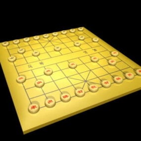 Chinesisches Schach-3D-Modell