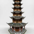 Ancient Chinese Pagoda Building
