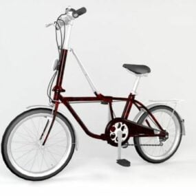 3D-Modell im Fahrrad-Chopper-Stil