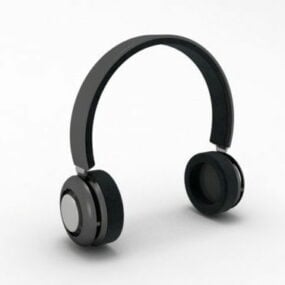 Diseño de auriculares básicos modelo 3d