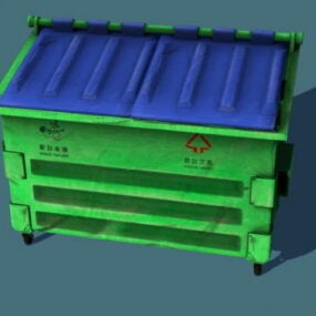 Contenedor de residuos modelo 3d