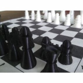 דגם ספורט קלאסי שחמט תלת מימד