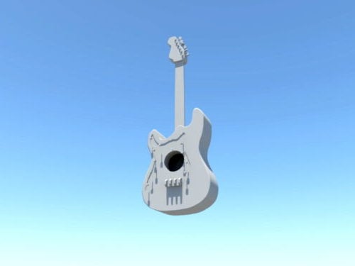 Lowpoly Electric Guitar
