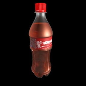 कोका-कोला प्लास्टिक बोतल 3डी मॉडल