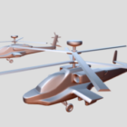 Concept d'hélicoptère d'attaque