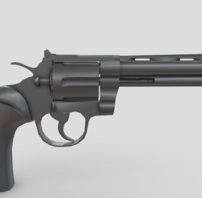 Gammal Colt Gun 3d-modell