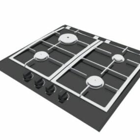 3д модель кухонной плиты