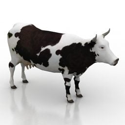 نموذج البقرة اللبنية ثلاثي الأبعاد