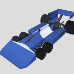 Cyber Racing Car 3d model