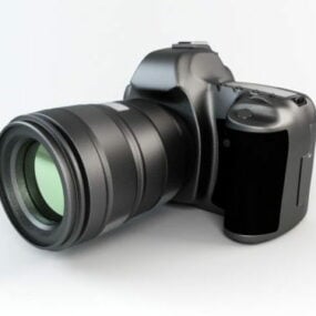 Dslr Camera Canon Design 3d model
