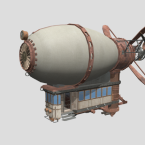 Zeppelin Machine House Concept 3d model