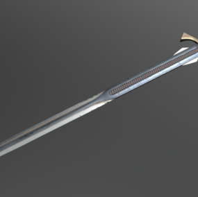 דגם חרב סמוראי מודרני תלת מימד