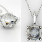 Diamantové náhrdelníkové šperky