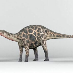 دیکراییوزوریdae مدل سه بعدی حیوان دایناسور