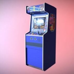 3д модель аркадного игрового автомата Donkey Kong