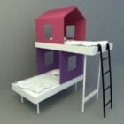 Children Bunk Bed With Stair