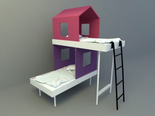 Children Bunk Bed With Stair