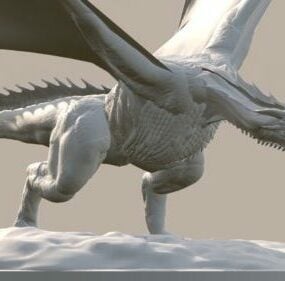 3д модель Дракона из Игры Престолов