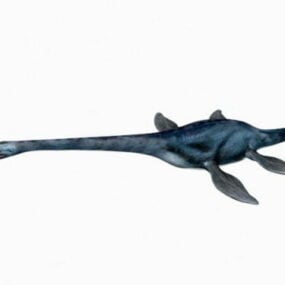 Elasmosaurus Plesiosaurs דגם 3D Animal