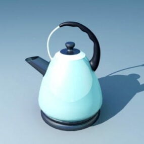 现代茶壶3d模型